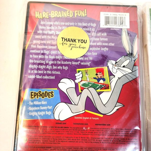 Disney Quack Rack & Looney Tunes Best Of Bugs Bunny DVD Bundle. Create a Bundle! - Picture 6 of 11